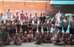 Séance d'entrainement Ecole de Natation 