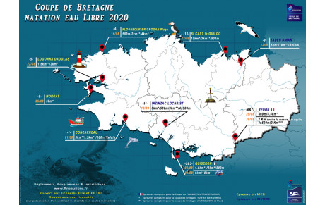 Epreuves eau libre en Bretagne