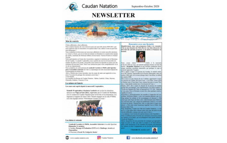 Newsletter Septembre/Octobre 2020